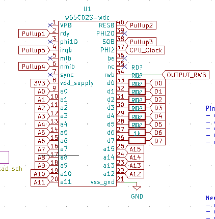 6502 hookups schematic