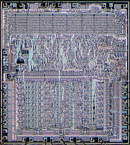 mos 6502 die photo