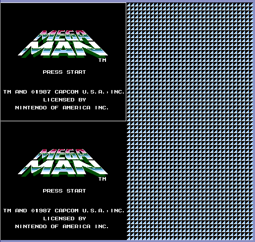 megaman title nametables