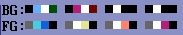megaman title palettes